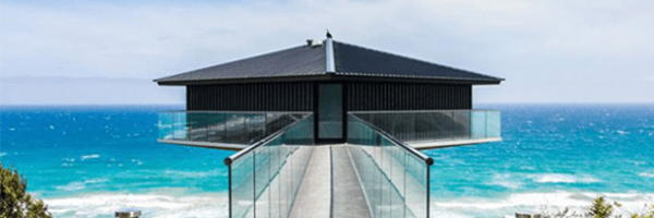 Refúgio “flutuante” na Austrália.