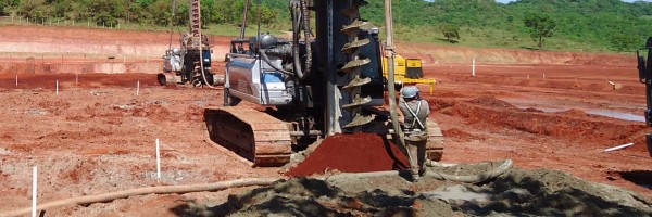 Principais tipos de inserção de estacas em fundações